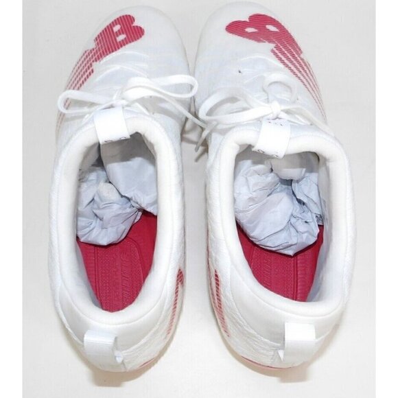 NEW BALANCE white & red Lacrosse sneakers, shoes BURNXLR2 men\'s size 14, NEW main image 8